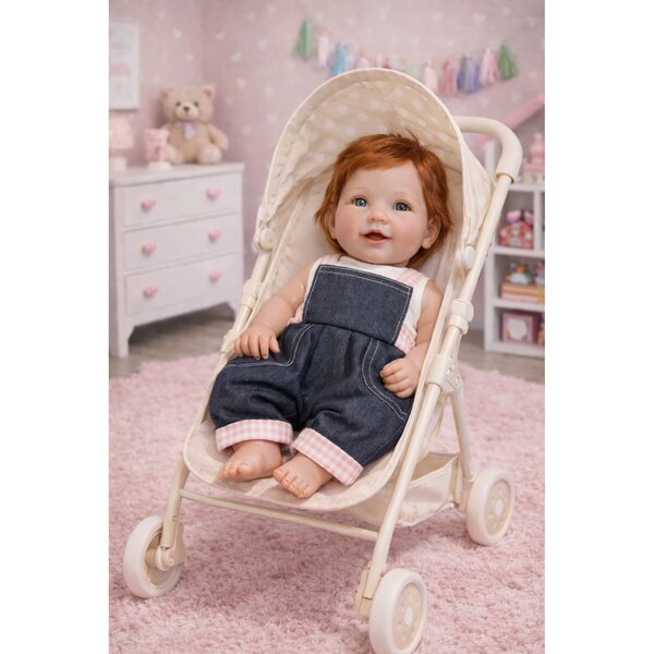 Trägerhose für Puppen 40-47 cm - Pracownia Krawiecka OLO
