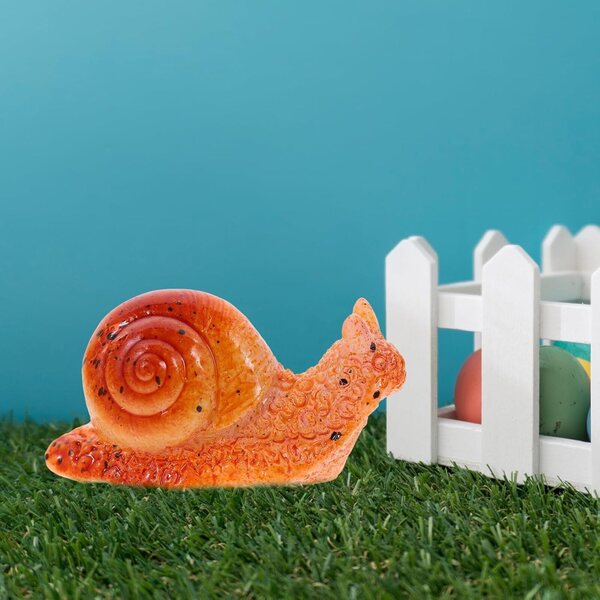 Toyvian Set 7 Lumache in Resina Miniature per Decorazioni da Giardino e Micro Paesaggi