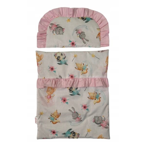 SELINE SLEEP Puppenbettwäsche – Bettdecken- und Kissenset, polnische Produktion
