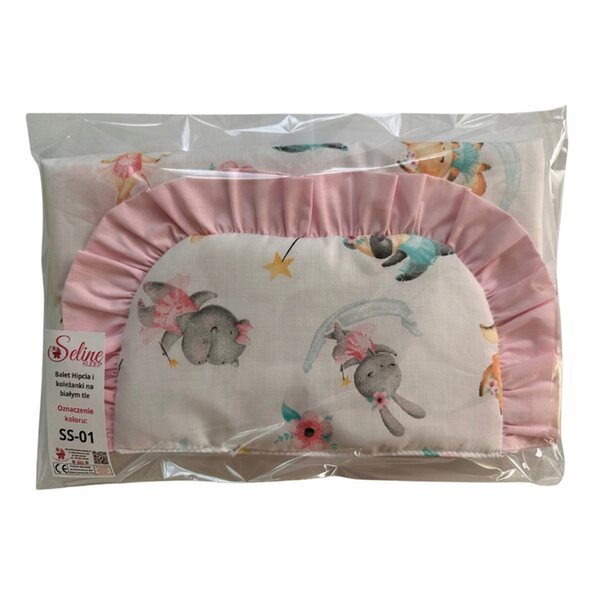 Biancheria da letto per bambole SELINE SLEEP - set piumone e cuscini, produzione polacca