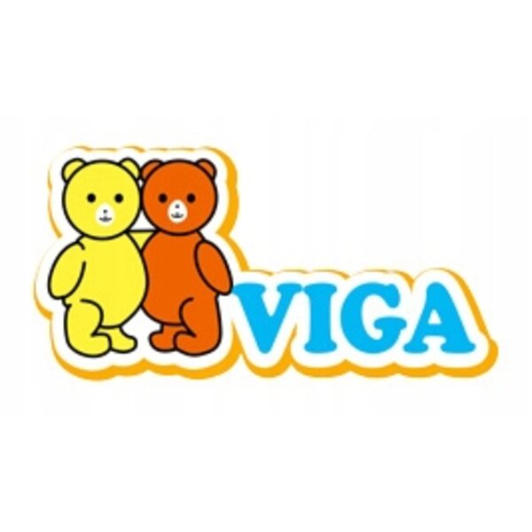 VIGA Holzwiege mit Herz – Kinderbett für Puppen ab 18 Monaten
