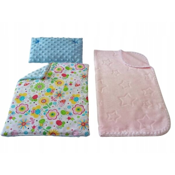Doreen Dolls Bett- und Deckenset – Kinderbett- und Kinderwagen-Set