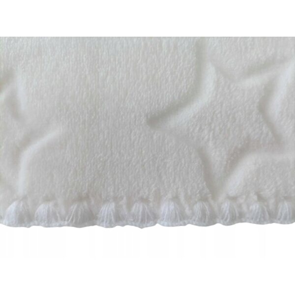 Kocyk crema per bambola 29 cm, morbido e reversibile con motivo stelle