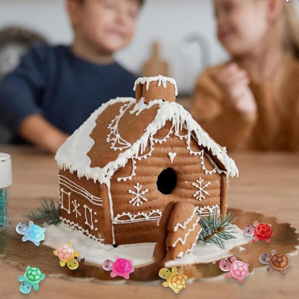 Figurine Miniatura Tartarughe 100pz Luminescenti per Giardini delle Fate e Hobby Creativi