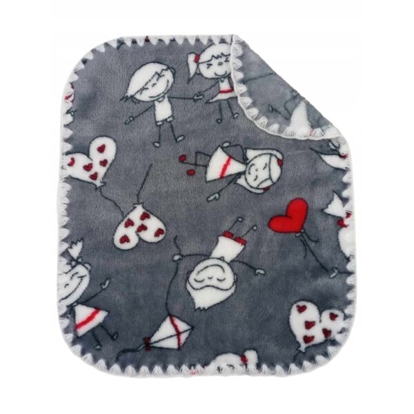 Koc Puszysty Dwustronny per Bambole 31x24 cm, Ideale per Gioco di Cura