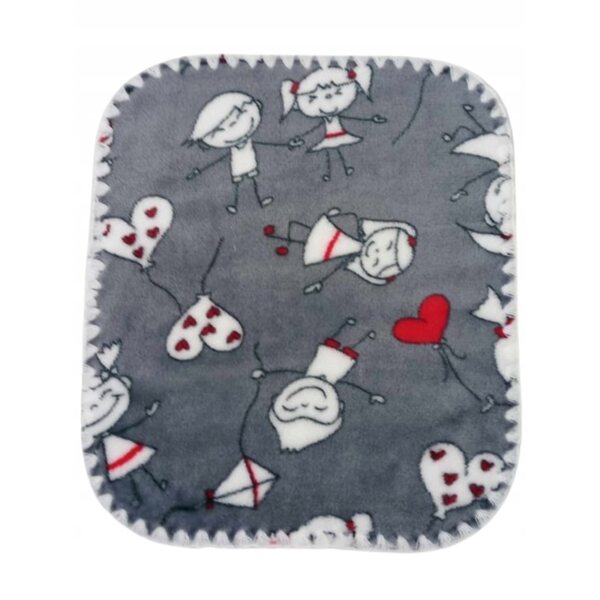 Koc Puszysty Dwustronny per Bambole 31x24 cm, Ideale per Gioco di Cura