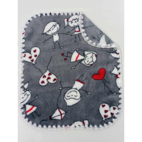 Koc Puszysty Dwustronny per Bambole 31x24 cm, Ideale per Gioco di Cura