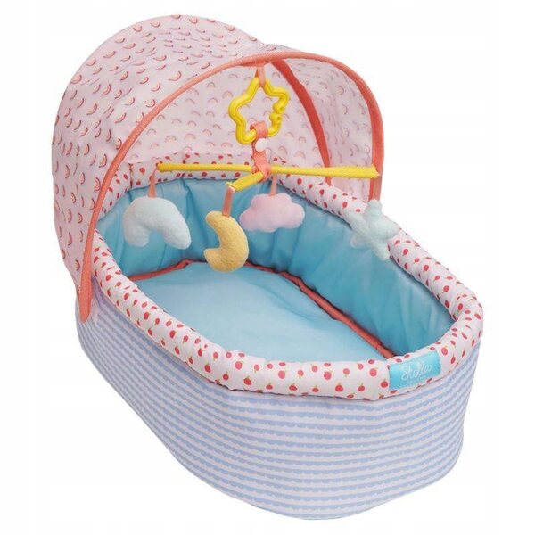 Manhattan Toy Baby Stella: Kinderbett mit Himmel für Puppen bis 38 cm