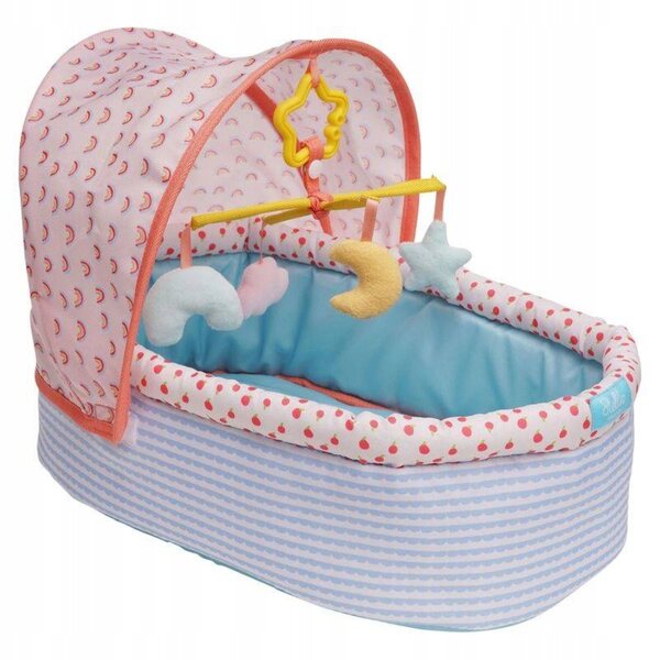 Manhattan Toy Baby Stella: Kinderbett mit Himmel für Puppen bis 38 cm