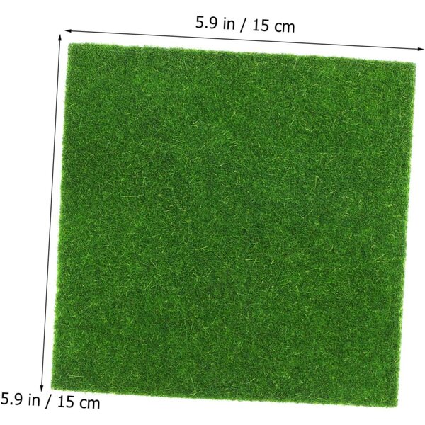 8 Stück synthetisches Moos für Mikrolandschaften und Dekorationen mit realistischer Wirkung