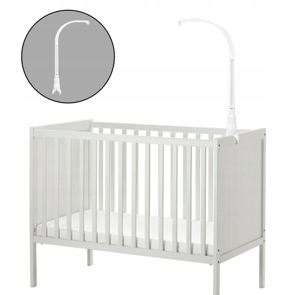 Kinderbetthalter mit Haken für Spieluhren und Spielzeug 58x24 cm