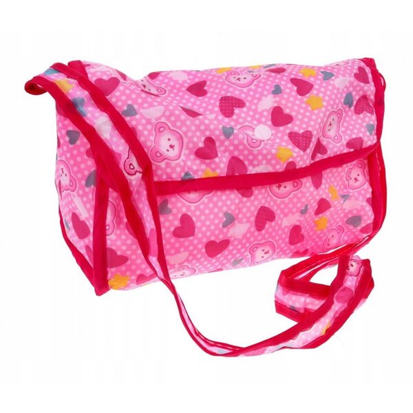 Set Accessori per Bambole con Lettino, Passeggino e Seggiolone Ramiz per Bambini 3+