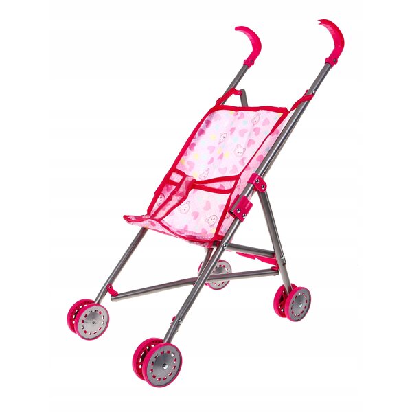 Set Accessori per Bambole con Lettino, Passeggino e Seggiolone Ramiz per Bambini 3+