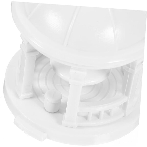Abaodam 2 Stück Gartendekorationen ABS Mini-Pavillon für Bonsai und Miniaturen