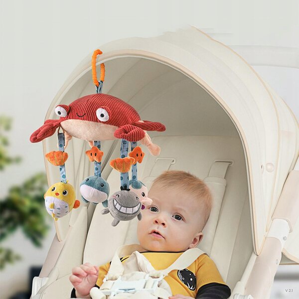 Gioco da lettino mobile per neonati con luci e suoni, decorazione bambini