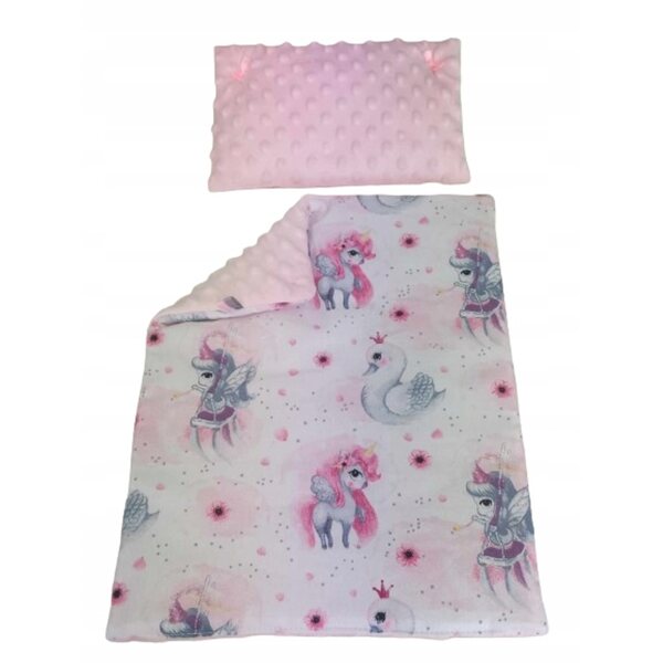 Komplett mit 30 cm Baumwoll-Puppenleinen und farbigem Polar-Minky
