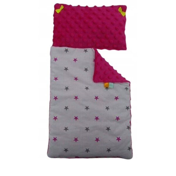 Superweiche Puppenbettwäsche mit Decke und Kissen 30 cm – farbenfroh und sicher