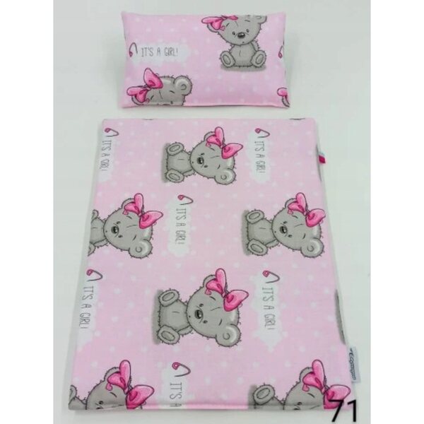 Bettwäscheset für 30-cm-Puppen mit hypoallergener Füllung Doreen