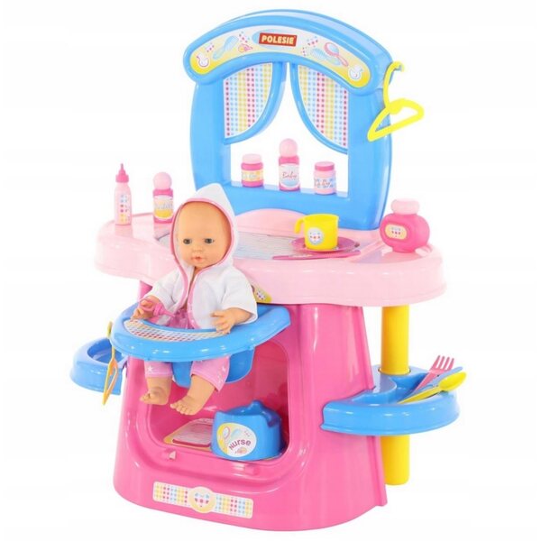 Nania Opiekunka Bambola con Accessori Nicola Toys per bambini 3+ anni