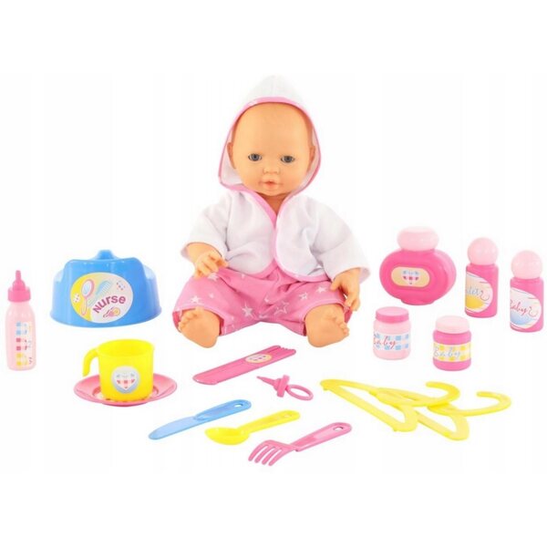 Nania Opiekunka Bambola con Accessori Nicola Toys per bambini 3+ anni