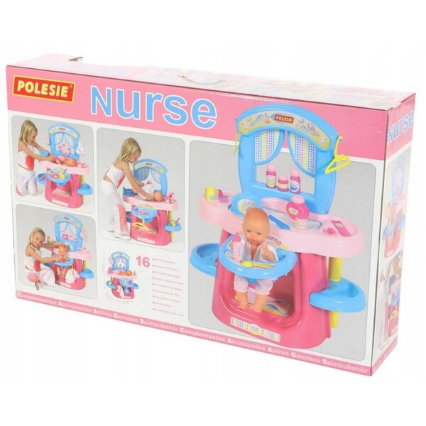 Nania Opiekunka Bambola con Accessori Nicola Toys per bambini 3+ anni