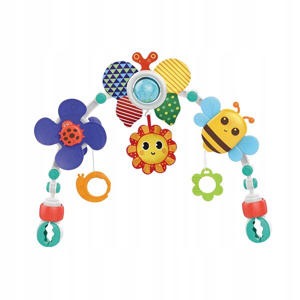 Hängespiel für Babys mit verstellbaren Clips und Schmetterlingsmotiv