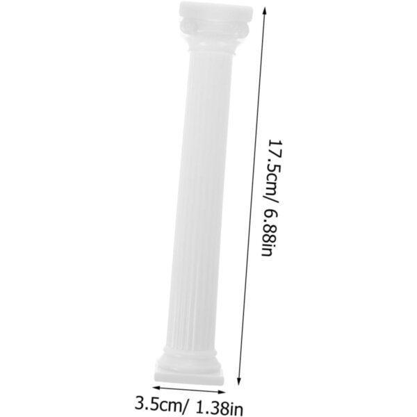12 Colonne Romane Decorative Miniatura per Decorazioni Interne ed Eventi