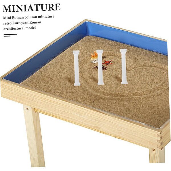 12 Colonne Romane Decorative Miniatura per Decorazioni Interne ed Eventi