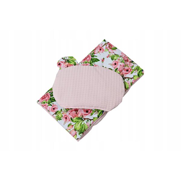 Puppenbettwäscheset aus 100 % Baumwolle mit weicher Decke und Kissen