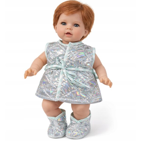 Outfit für Puppe 45-50 cm Weste und handgefertigte Schuhe Pracownia OLO
