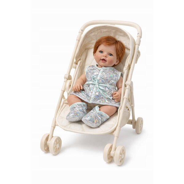 Outfit für Puppe 45-50 cm Weste und handgefertigte Schuhe Pracownia OLO