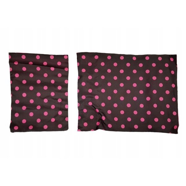 Letto per Bambole Alice Nero e Rosa con Porta Trasportabile e Accessori