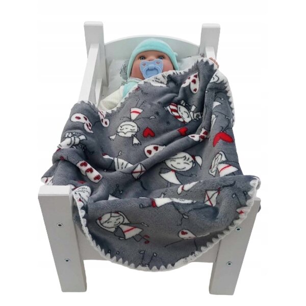Morbida coperta double face 53x50 cm, certificata Oeko-Tex