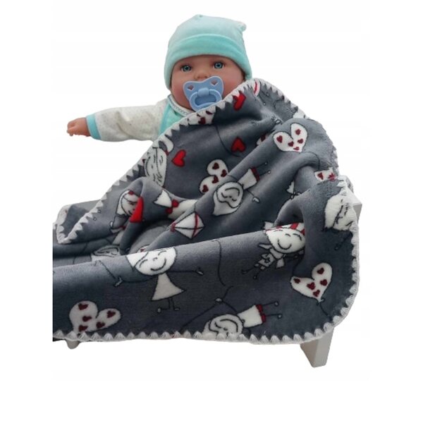 Morbida coperta double face 53x50 cm, certificata Oeko-Tex