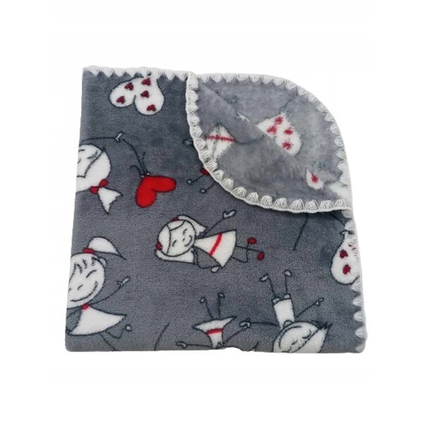 Morbida coperta double face 53x50 cm, certificata Oeko-Tex
