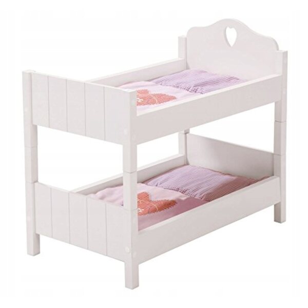 Lettino in legno bianco per bambole Roba Fienchen 52x30x45,5 cm per bambini