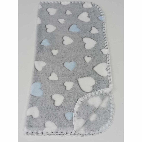 Zachte dubbelzijdige deken voor poppen, voor kinderwagen en ledikant, 53x50 cm