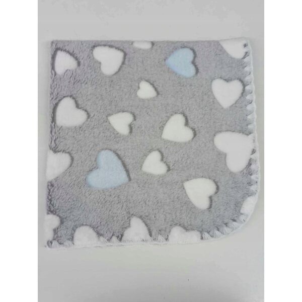 Zachte dubbelzijdige deken voor poppen, voor kinderwagen en ledikant, 53x50 cm