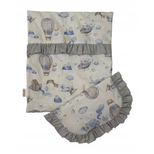 SELINE SLEEP Parure de lit pour poupée avec couverture et oreiller - Production italienne