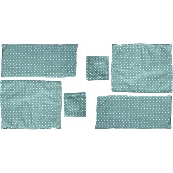 2-in-1-Etagenbett aus Holz für Small Foot-Puppen mit Stoffen