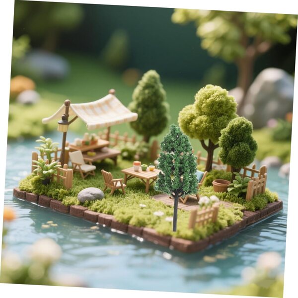50 Alberi Miniatura Realistici per Modellini Architettonici e Ferroviari - MAJORMENCH