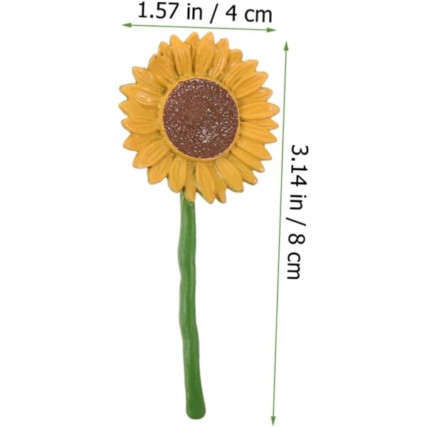 Composizione 8 Fiori Artificiali Mini Tulipani, Rose e Girasoli in PVC per Decorazioni Casa