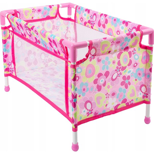 Klappbares Reisebett für Small Foot Puppen 44x28x29 cm für Kinder ab 3 Jahren