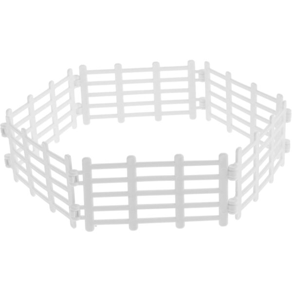 Recinzione Miniatura Bianca 22x11 cm 50 pezzi per Decorazioni Giardino e Progetti DIY