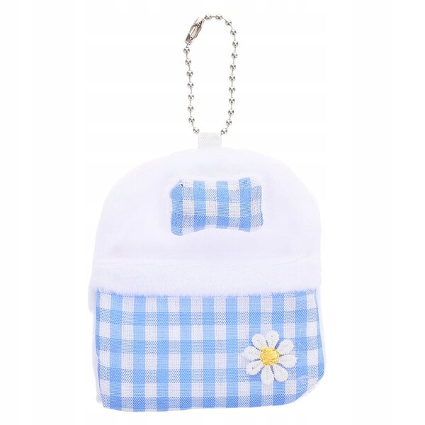 Delicato sacco a pelo in peluche per bambole con catena decorativa elegante