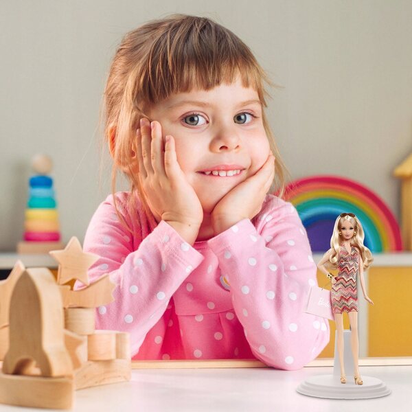 3 Stück robuste Universalständer zur Präsentation von Puppen und Figuren