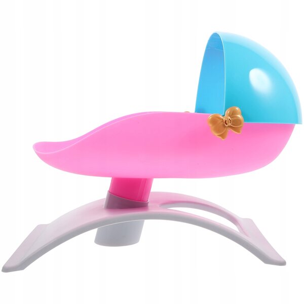 Leggera culla in plastica per bambole ideale per giochi di ruolo e decorazioni