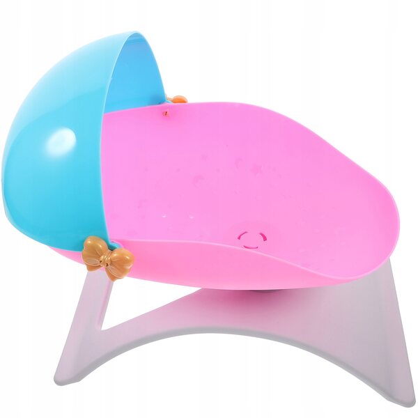 Leggera culla in plastica per bambole ideale per giochi di ruolo e decorazioni