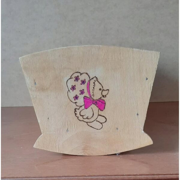 Dondolo in legno per bambole, giocattolo per bambini da 3 anni in su