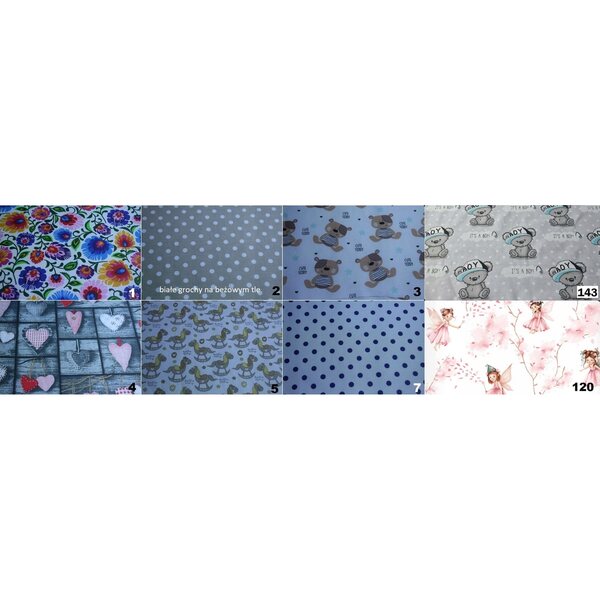 Bettbezug- und Wickelunterlagen-Set für Babypuppen aus handgefertigter OEKO-TEX-Baumwolle